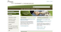 Desktop Screenshot of doingbusiness.mgs.gov.on.ca