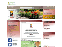 Tablet Screenshot of governmenthouse.gov.sk.ca