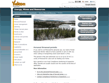 Tablet Screenshot of forestry.gov.yk.ca