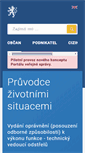 Mobile Screenshot of gov.cz