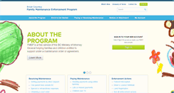Desktop Screenshot of fmep.gov.bc.ca
