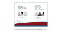 Desktop Screenshot of mcss.gov.on.ca