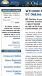 Mobile Screenshot of bconline.gov.bc.ca