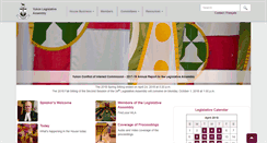 Desktop Screenshot of legassembly.gov.yk.ca