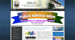 Desktop Screenshot of gov.vc