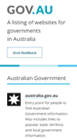 Mobile Screenshot of gov.au