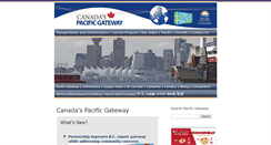 Desktop Screenshot of pacificgateway.gov.bc.ca