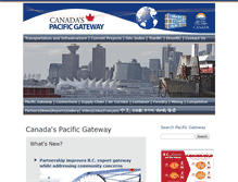 Tablet Screenshot of pacificgateway.gov.bc.ca