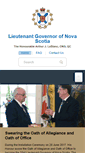 Mobile Screenshot of lt.gov.ns.ca