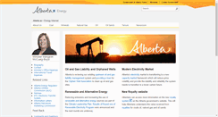 Desktop Screenshot of energy.gov.ab.ca