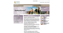 Desktop Screenshot of municipal.gov.sk.ca