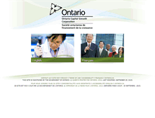 Tablet Screenshot of ocgc.gov.on.ca