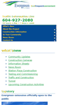 Mobile Screenshot of evergreenline.gov.bc.ca