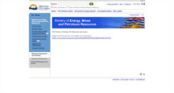 Desktop Screenshot of empr.gov.bc.ca