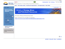 Tablet Screenshot of empr.gov.bc.ca