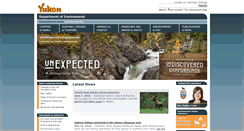 Desktop Screenshot of env.gov.yk.ca