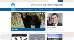 Desktop Screenshot of enr.gov.nt.ca