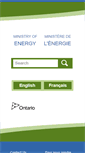 Mobile Screenshot of energy.gov.on.ca