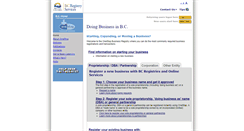 Desktop Screenshot of onestop.gov.bc.ca