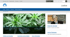 Desktop Screenshot of justice.gov.nt.ca