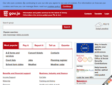 Tablet Screenshot of gov.je