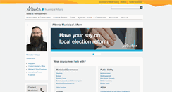 Desktop Screenshot of municipalaffairs.gov.ab.ca
